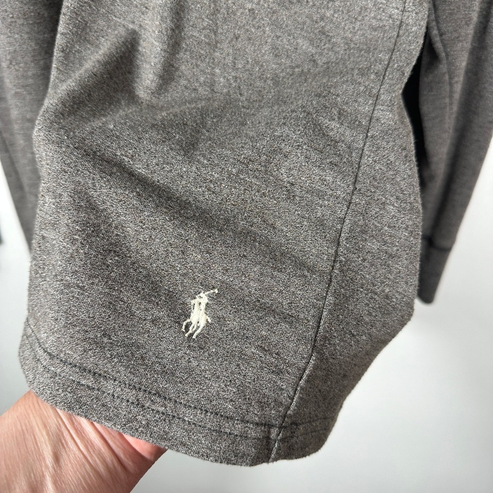 Polo Ralph Lauren Quarter Zip Pullover Mens Small Gray Heathered Knit - Picture 7 of 7